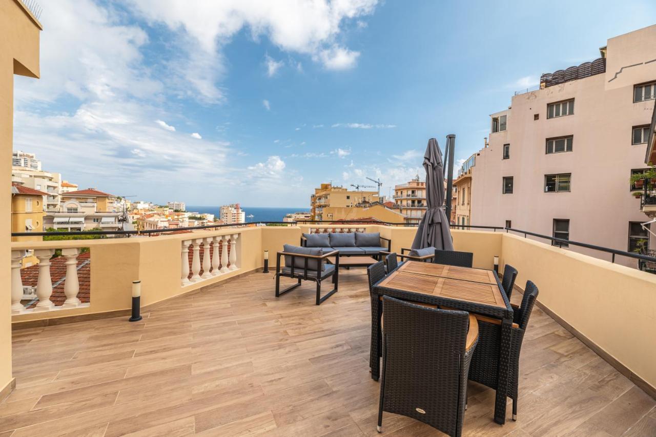 Superbe Penthouse Proche Monaco Grande Terrasse Daire Beausoleil Dış mekan fotoğraf