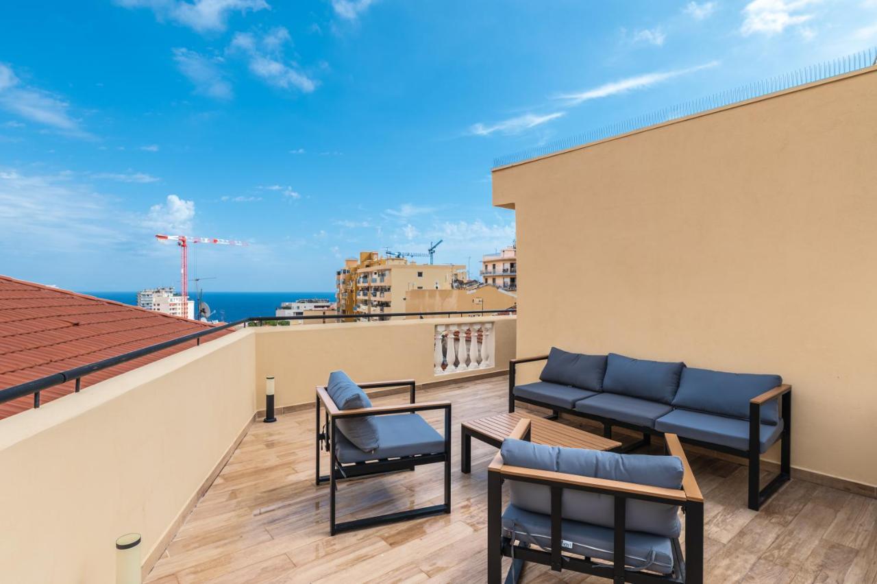 Superbe Penthouse Proche Monaco Grande Terrasse Daire Beausoleil Dış mekan fotoğraf